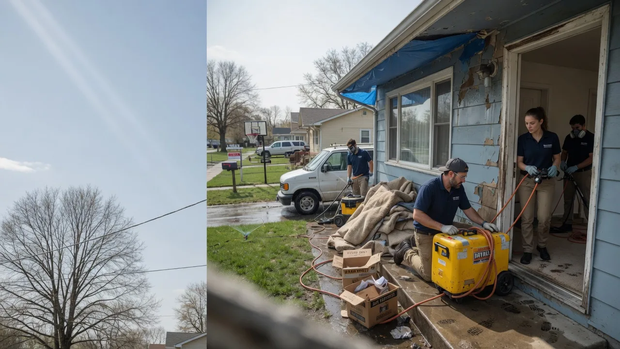 Basement Flood Cleanup in Greensburg, IN near me